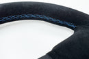 LAPTORR SPORT STEERING 320mm Black-Suede/Blue-Stripe