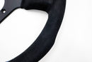 LAPTORR SPORT STEERING 320mm Black-Suede/Blue-Stripe